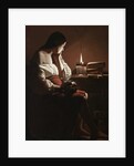 The Magdalen with the Night Light, c.1638-40 by Georges de la Tour
