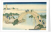Drum Bridge of Kameido Tenjin Shrine from the Series Wondrous Views of Famous Bridges in All the Province, 19th century by Katsushika Hokusai (after)