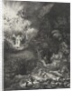 The Angel Appearing to the Shepherds, 1634 by Rembrandt Harmensz. van Rijn