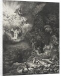 The Angel Appearing to the Shepherds, 1634 by Rembrandt Harmensz. van Rijn