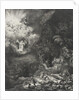 The Angel Appearing to the Shepherds, 1634 by Rembrandt Harmensz. van Rijn
