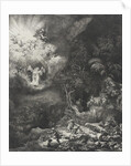 The Angel Appearing to the Shepherds, 1634 by Rembrandt Harmensz. van Rijn