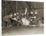 Gang of Newsboys at 10:00 p.m., 1910 by Lewis Wickes Hine