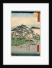 Fujisawa from the series 53 stations of the Tokaido, 1855 by Ando or Utagawa Hiroshige