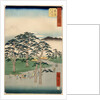Fujisawa from the series 53 stations of the Tokaido, 1855 by Ando or Utagawa Hiroshige