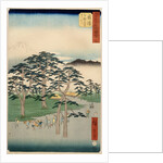 Fujisawa from the series 53 stations of the Tokaido, 1855 by Ando or Utagawa Hiroshige