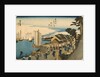 Shinagawa: Departure of a Daimyō from the series 53 Stations of the Tokaido, 1831-4 by Ando or Utagawa Hiroshige