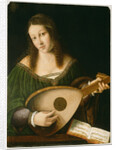 Lady Playing a Lute, c.1530 by Veneto Bartolomeo