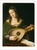 Lady Playing a Lute, c.1530 by Veneto Bartolomeo