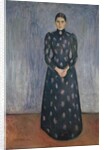 Inger in Black and Violet, 1892 by Edvard Munch