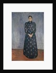 Inger in Black and Violet, 1892 by Edvard Munch