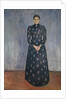 Inger in Black and Violet, 1892 by Edvard Munch