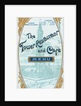 Menu for lunch at Blackpool Tower Restaurant, 1900 by Anonymous
