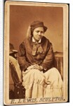 Carte de visite of Edmonia Lewis, c.1870 by Henry Rocher