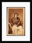 Carte de visite of Edmonia Lewis, c.1870 by Henry Rocher