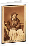 Carte de visite of Edmonia Lewis, c.1870 by Henry Rocher