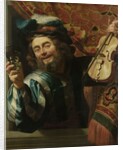 The Merry Fiddler, 1623 by Gerrit van Honthorst