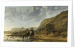 River Landscape with Riders, 1653-7 by Aelbert Cuyp