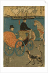 Americans enjoying Sunday in Yokohama, 1861 by Utagawa Sadahide