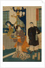 Parlour of a foreign mercantile house in Yokohama, 1861 by Utagawa Sadahide