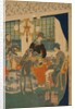 Parlour of a foreign mercantile house in Yokohama, 1861 by Utagawa Sadahide