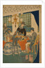 Parlour of a foreign mercantile house in Yokohama, 1861 by Utagawa Sadahide