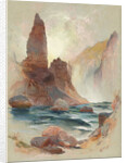 Tower at Tower Falls, Yellowstone, 1872 by Thomas Moran
