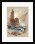Tower at Tower Falls, Yellowstone, 1872 by Thomas Moran