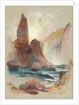 Tower at Tower Falls, Yellowstone, 1872 by Thomas Moran