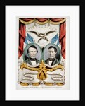 Democratic presidential campaign banner, 1852 by American School