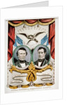 Democratic presidential campaign banner, 1852 by American School