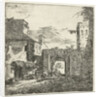 Inn at city gate, 1653 by Adriaen van de Velde