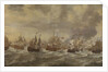 Episode from the Four Days' Naval Battle of June 1666 by Willem van de the Younger Velde