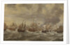 Episode from the Four Days' Naval Battle of June 1666 by Willem van de the Younger Velde