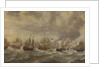 Episode from the Four Days' Naval Battle of June 1666 by Willem van de the Younger Velde