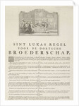 Rules of the Guild of Saint Luke in Dordrecht, 1736 by Aert Schouman