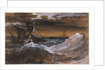 Sailboat on a Raging Sea, c.1818-9 by Theodore Gericault