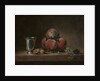 Still Life with Peaches, a Silver Goblet, Grapes, and Walnuts, c.1759-60 by Jean-Baptiste Simeon Chardin