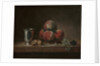 Still Life with Peaches, a Silver Goblet, Grapes, and Walnuts, c.1759-60 by Jean-Baptiste Simeon Chardin