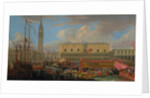 The Bucintoro Departing from the Bacino di San Marco, 1710 by Luca Carlevaris