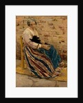 An Old Woman with Cat, 1878 by Max Liebermann