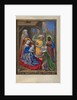 The Adoration of the Magi from a Book of Hours Ms. 48 fol. 59, c.1480-90 by Georges Trubert