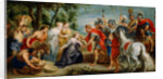 David Meeting Abigail, c.1620-5 by Peter Paul (studio of) Rubens
