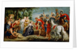 David Meeting Abigail, c.1620-5 by Peter Paul (studio of) Rubens