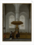 Interior of the Laurenskerk at Rotterdam, 1662 by Anthonie de Lorme