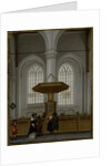 Interior of the Laurenskerk at Rotterdam, 1662 by Anthonie de Lorme