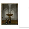 Interior of the Laurenskerk at Rotterdam, 1662 by Anthonie de Lorme
