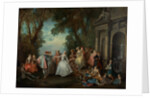 Dance before a Fountain, c.1724 by Nicolas Lancret