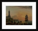 A Calm at a Mediterranean Port, 1770 by Claude Joseph Vernet