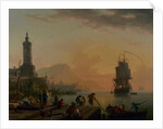 A Calm at a Mediterranean Port, 1770 by Claude Joseph Vernet